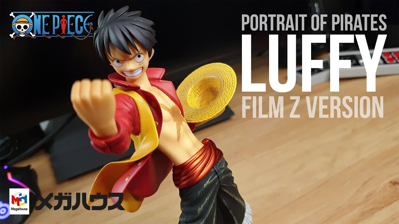Monkey D. Luffy Film Z Ver. Figure Unboxing 4K  | Portrait of Pirates POP | Megahouse