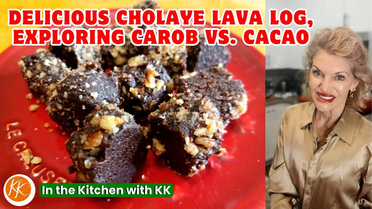 Chocolate Lava Log Exploring Carob VS Cacao | IS Carob REALLY a Good Cacao Alternative?