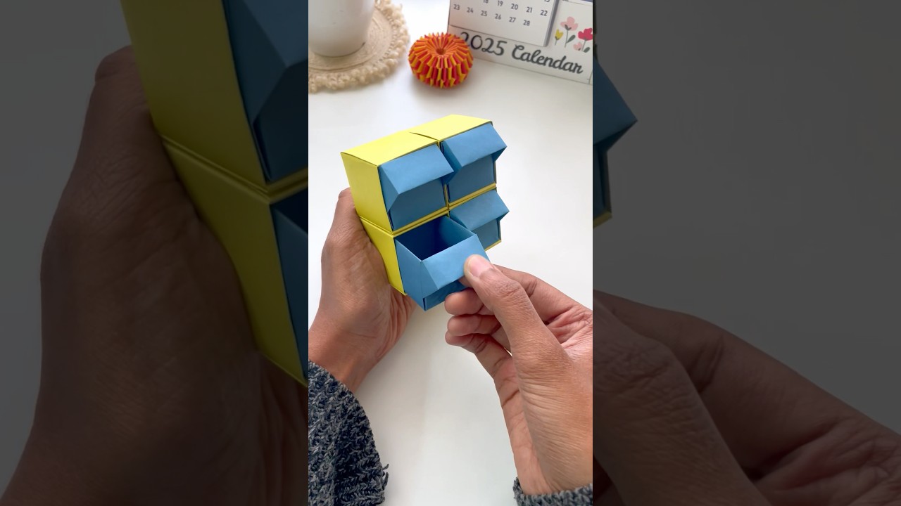 Origami Drawer ✨Tutorial | How to make origami cupboards | Art beats