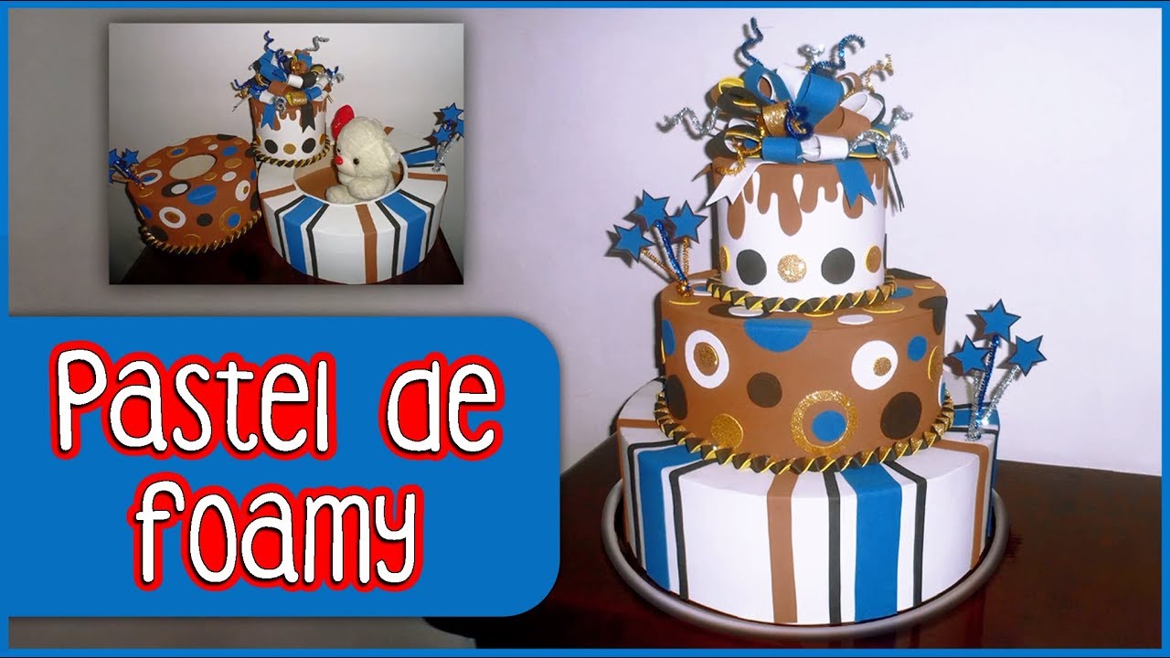 Torta o pastel de fomi desmontable