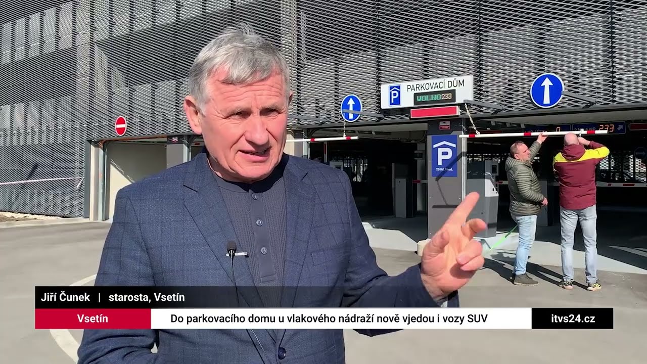 Vsetín: Do parkovacího domu u vlakového nádraží nově vjedou i vozy SUV