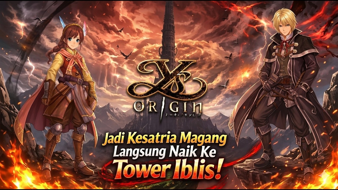 【Ys Origin】Jadi Kesatria Magang Langsung Naik Tower Iblis!
