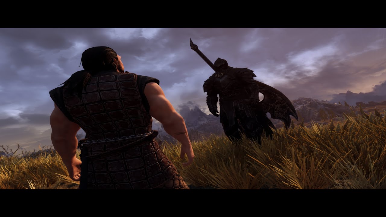 Skyrim Boss Fight | The Ebony Warrior
