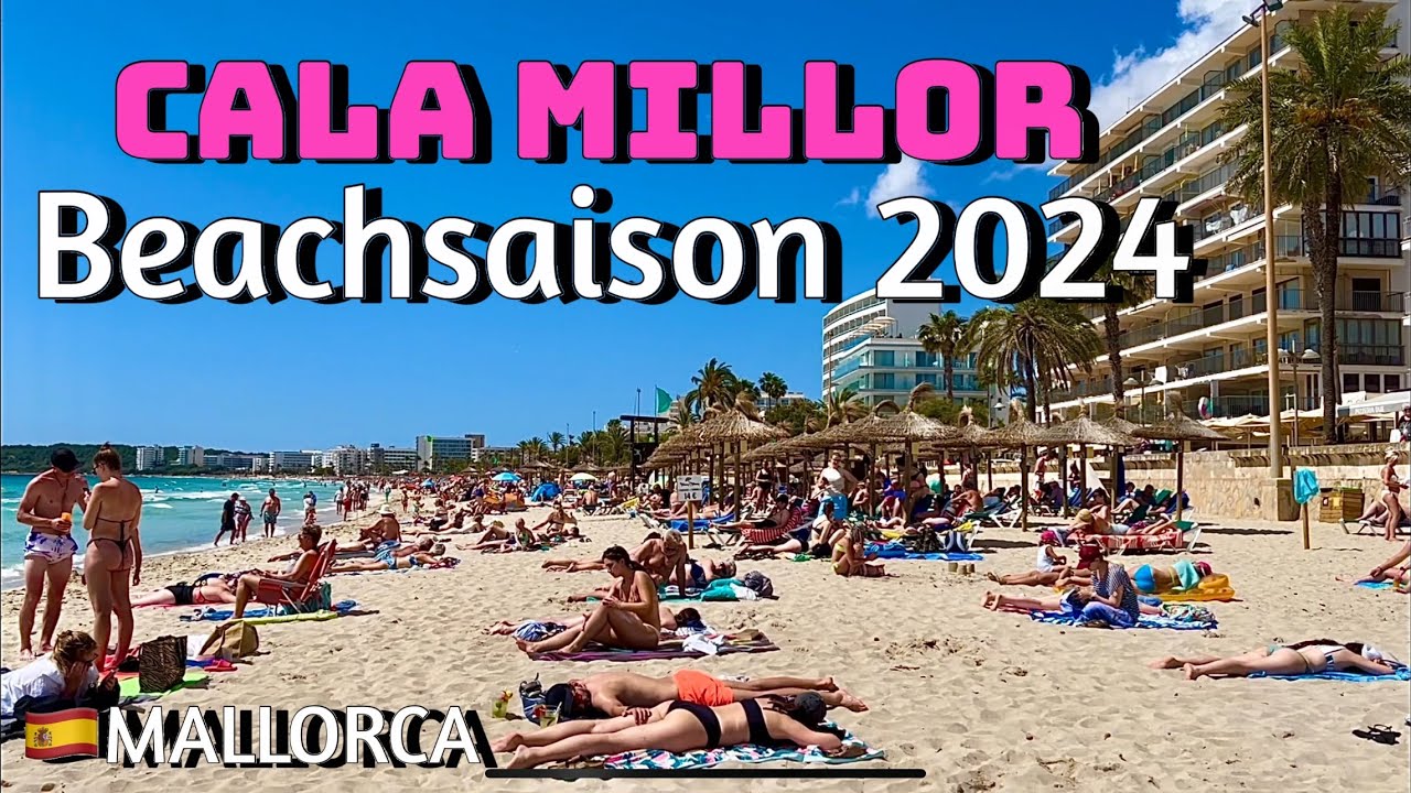 Cala Millor🌴🏖️MALLORCA island🩷NEW Walk Strandspaziergang TOP! 🇪🇸spain #mallorca #british #vlog