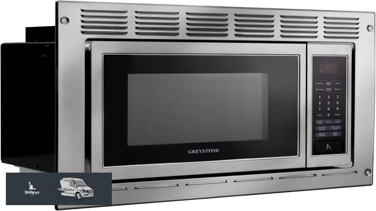 RecPro Over the Range RV Microwave.9 cubic ft Stainless Steel
