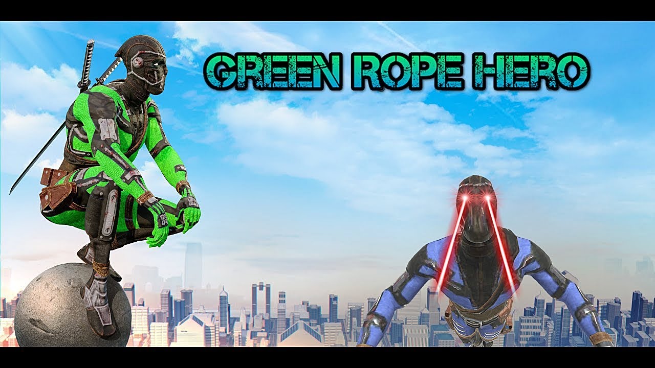 Green Rope Hero: Vegas City #1 New Hero New Superpowers New City