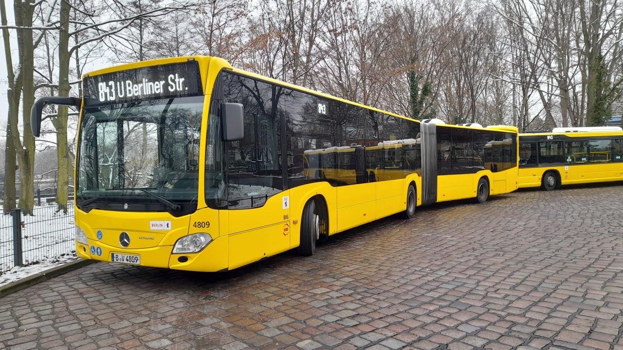 Bus Mitfahrt von Tunnelstraße bis U Berliner Straße im MB GN 18 auf der M43 Komplette Linie