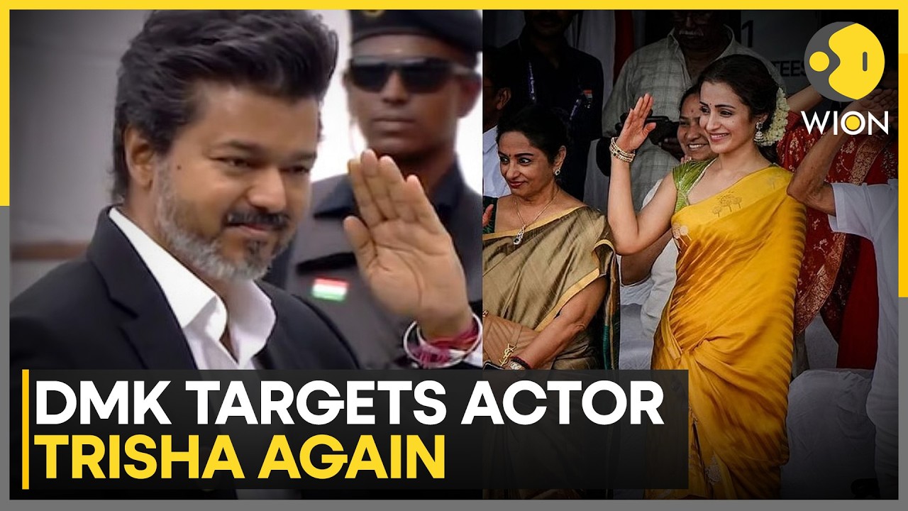 TN Politics: DMK Mouthpiece Calls Vijay-Trisha's I-Day Salute Exchange 'Vulgar' | WION