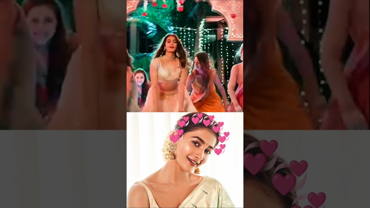 pooja dance 🥰 cute #pooja #poojahegde #poojasong #shortvideo #shorts #short #vairalvideo #song