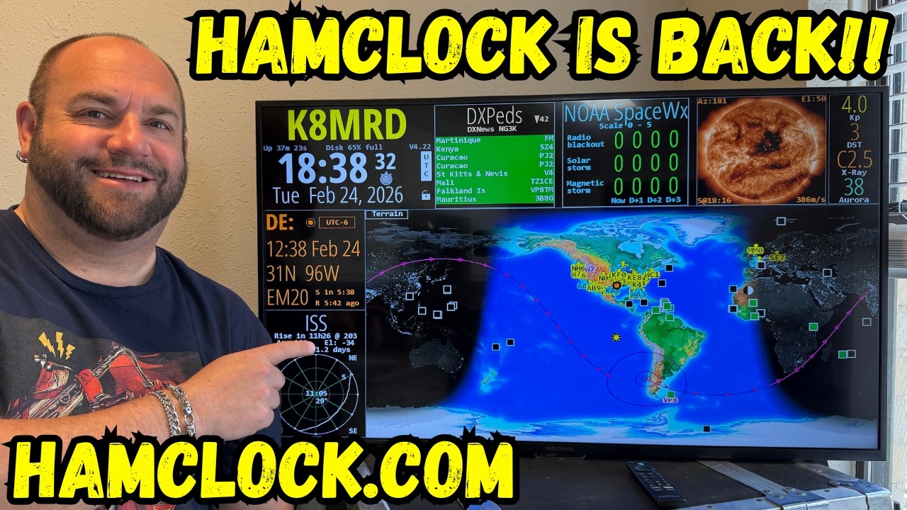 HamClock вернулся! Вот решение проблемы!