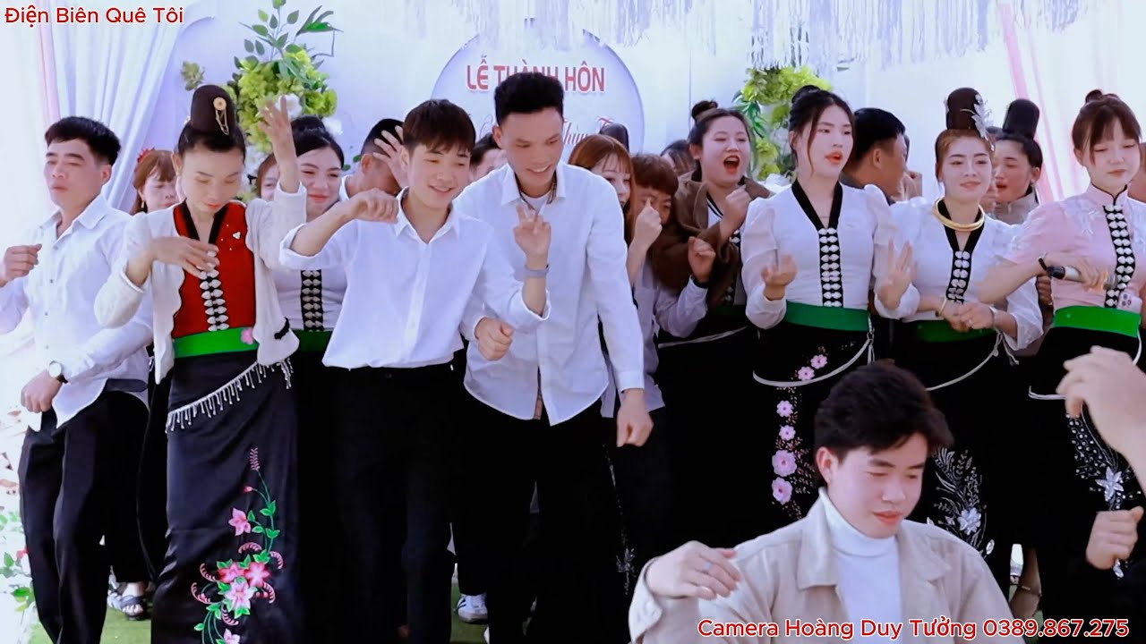 NHẢY MỪNG LỄ THÀNH HÔN VĂN MẠNH & THÙY TIÊN BẢN XUÂN TRE 1 XÃ BÚNG LAO ĐIỆN BIÊN