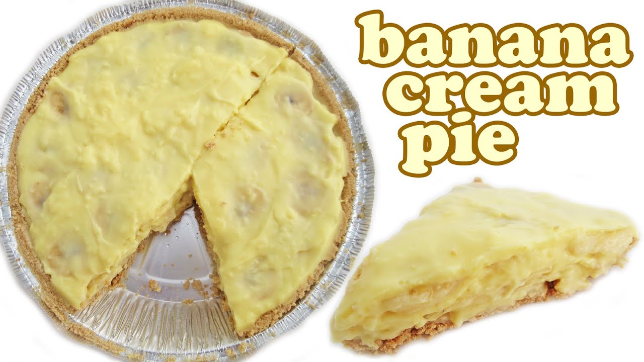 BANANA CREAM PIE RECIPE - Jello/Banana Pudding Recipe - Banana Recipes - Dessert Recipes HomeyCircle