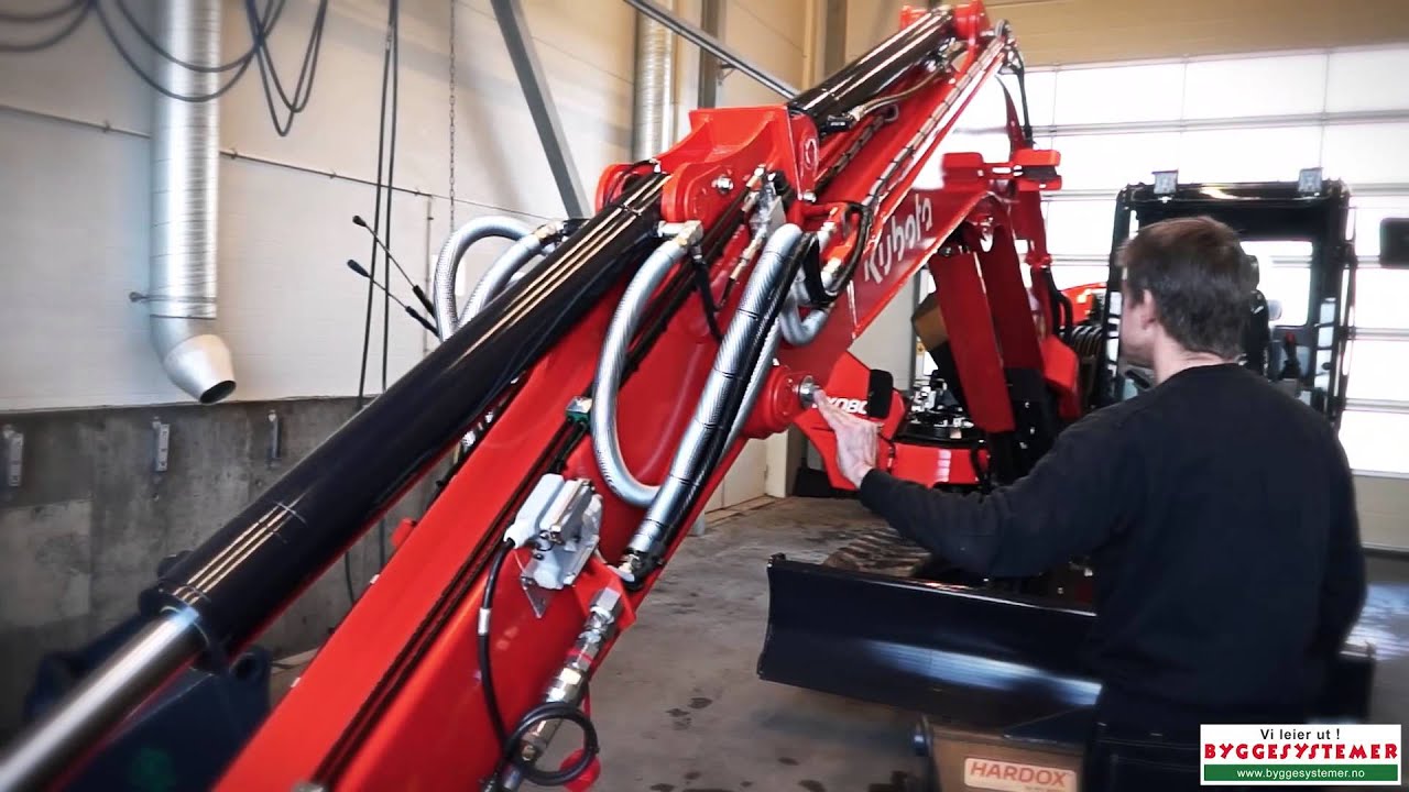 Slik bruker du en minigraver - Del 5: Vedlikehold
