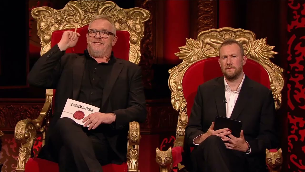 Taskmaster but it's a time lapse of introductory shots (through Series 1-20)