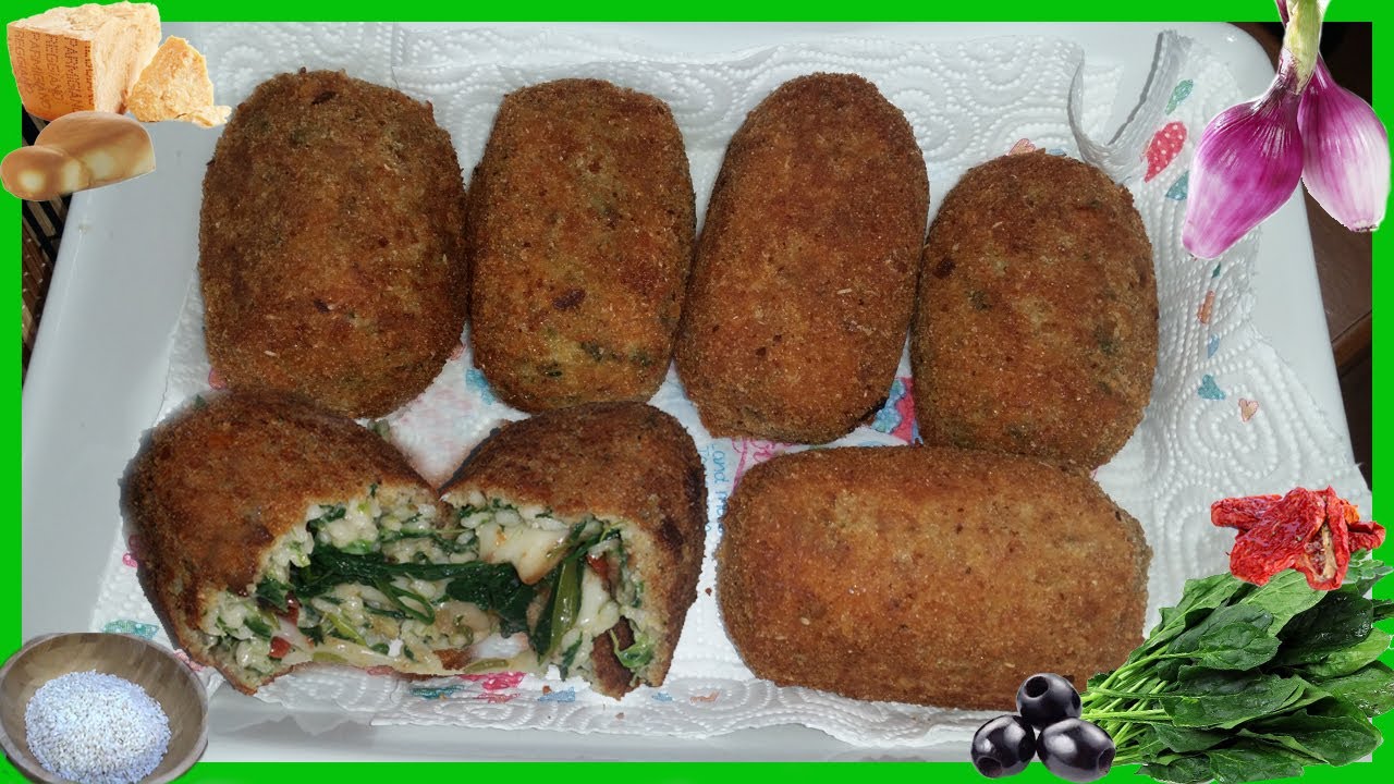 Arancini o Supplì agli Spinaci - Le Ricette di Zio Roberto
