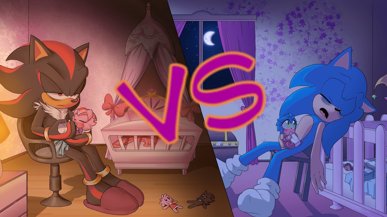 Комикс "Отцовство" СОНИК VS ШЕДОУ | ShadAmy | SonAmy