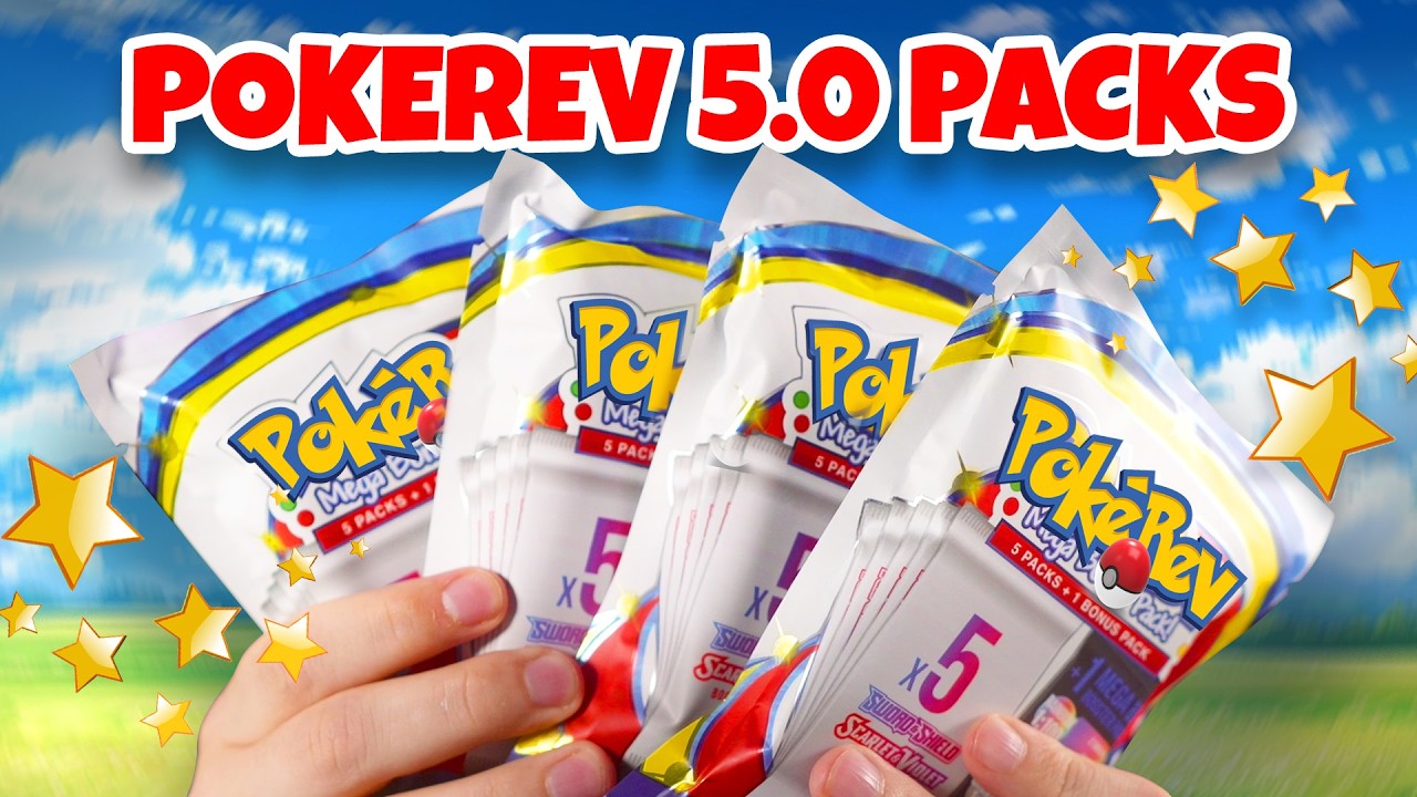 Открытие наборов таинственных покемонов PokeRev 5.0