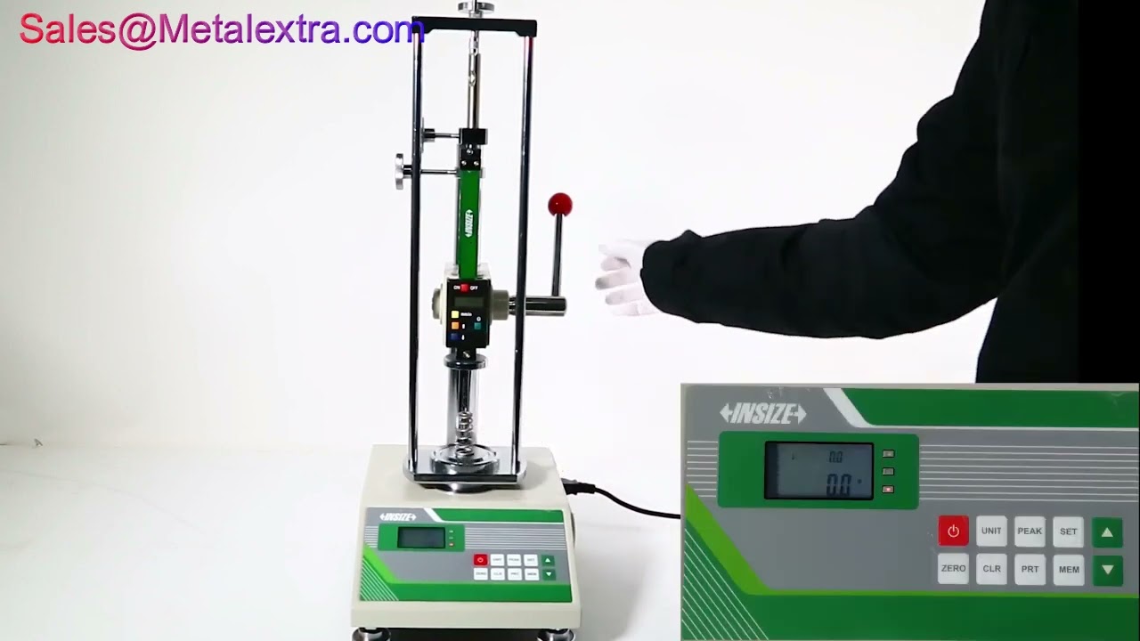 PEGAS wajib dites dan diuji dengan INSIZE ISF S Digital Spring Tester
