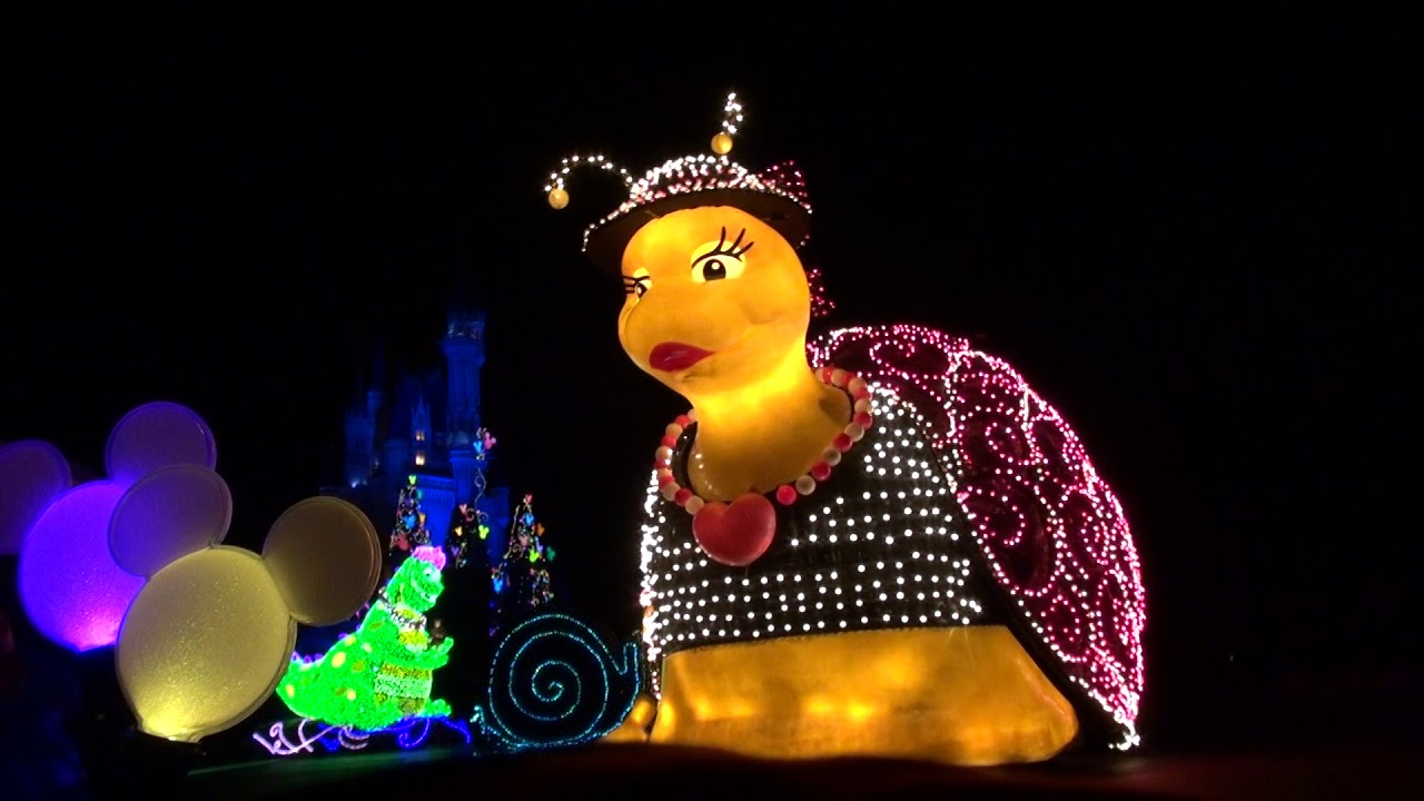 Electrical parade dream light christmas 2013