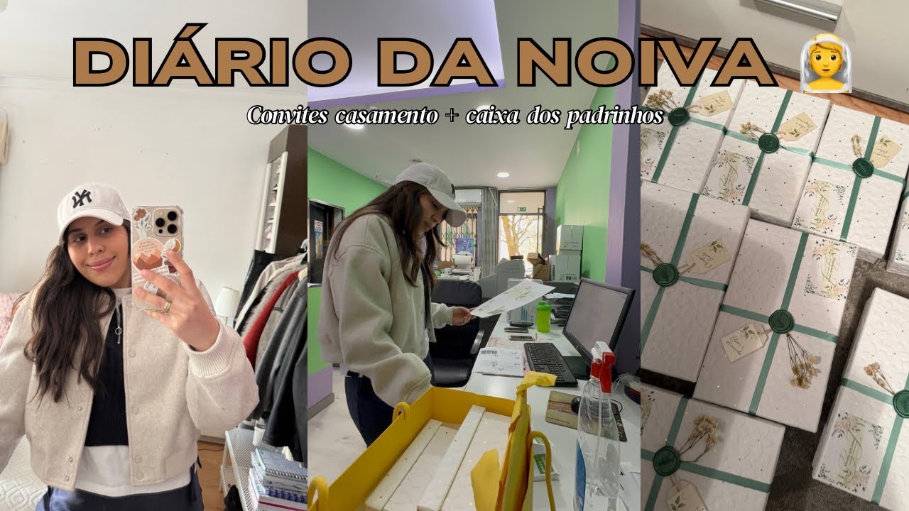 DIÁRIO DA NOIVA 👰 | CONVITES DO CASAMENTO 💒 (ANSIEDADE A MIL)