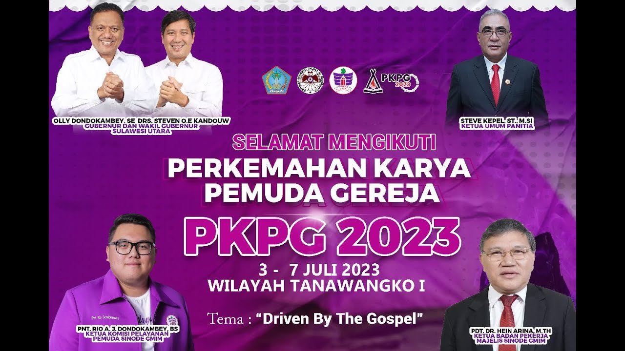 Ibadah Penutupan Perkemahan Karya Pemuda GMIM 2023 di Wilayah Tanawangko 1