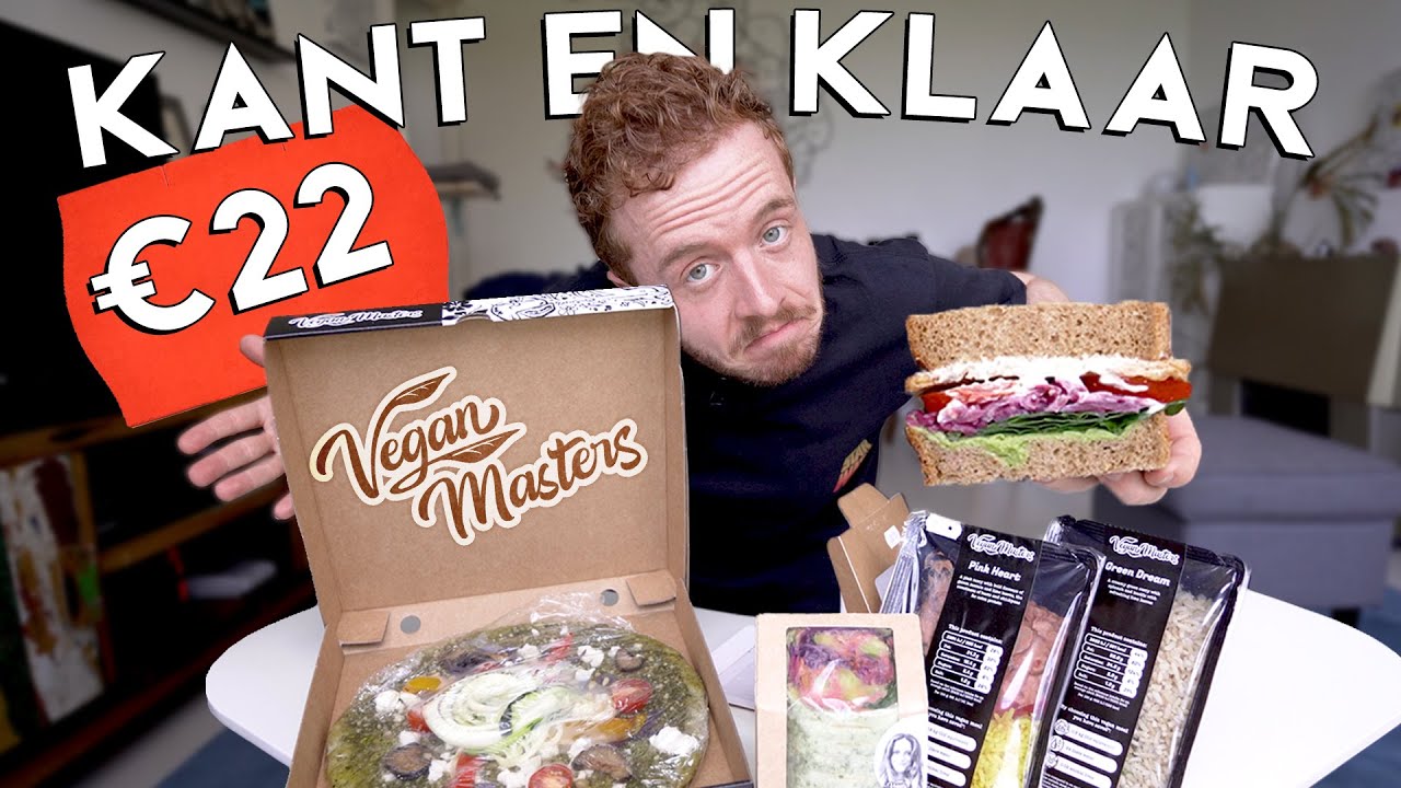 LEVEN op VEGAN Kant & Klaar ETEN van Vegan Masters! | Food Challenge #6