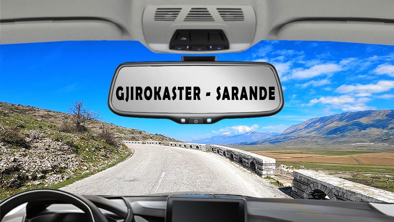 Driving to Saranda from Gjirokastra - 🇦🇱 Albania 2020 [Roof Cam] @MTravelVlog