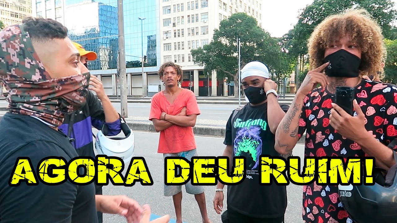 DEU RUIM! RAPPERS VIERAM PRA CIMA! NO AO VIVO!