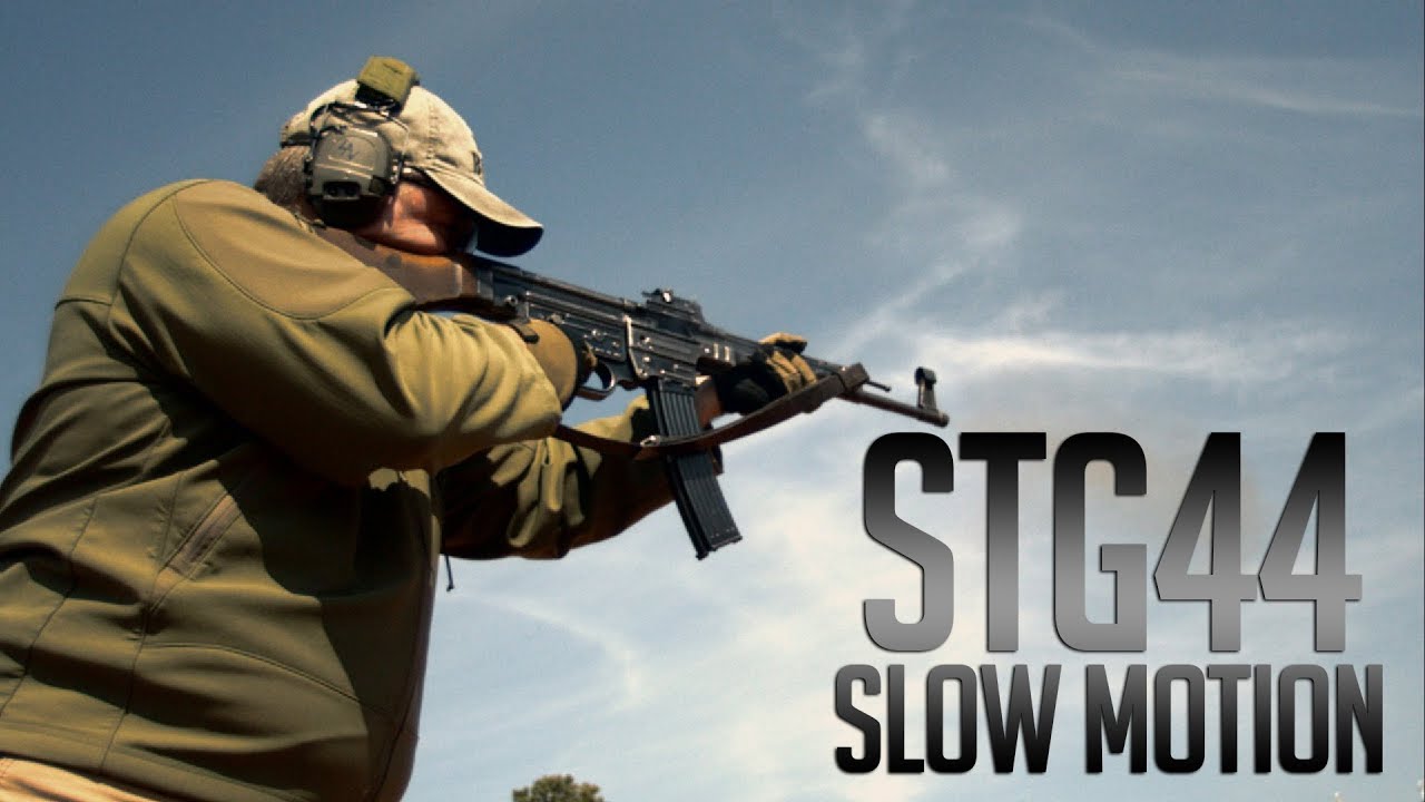Sturmgewehr in Ultra Slow Motion