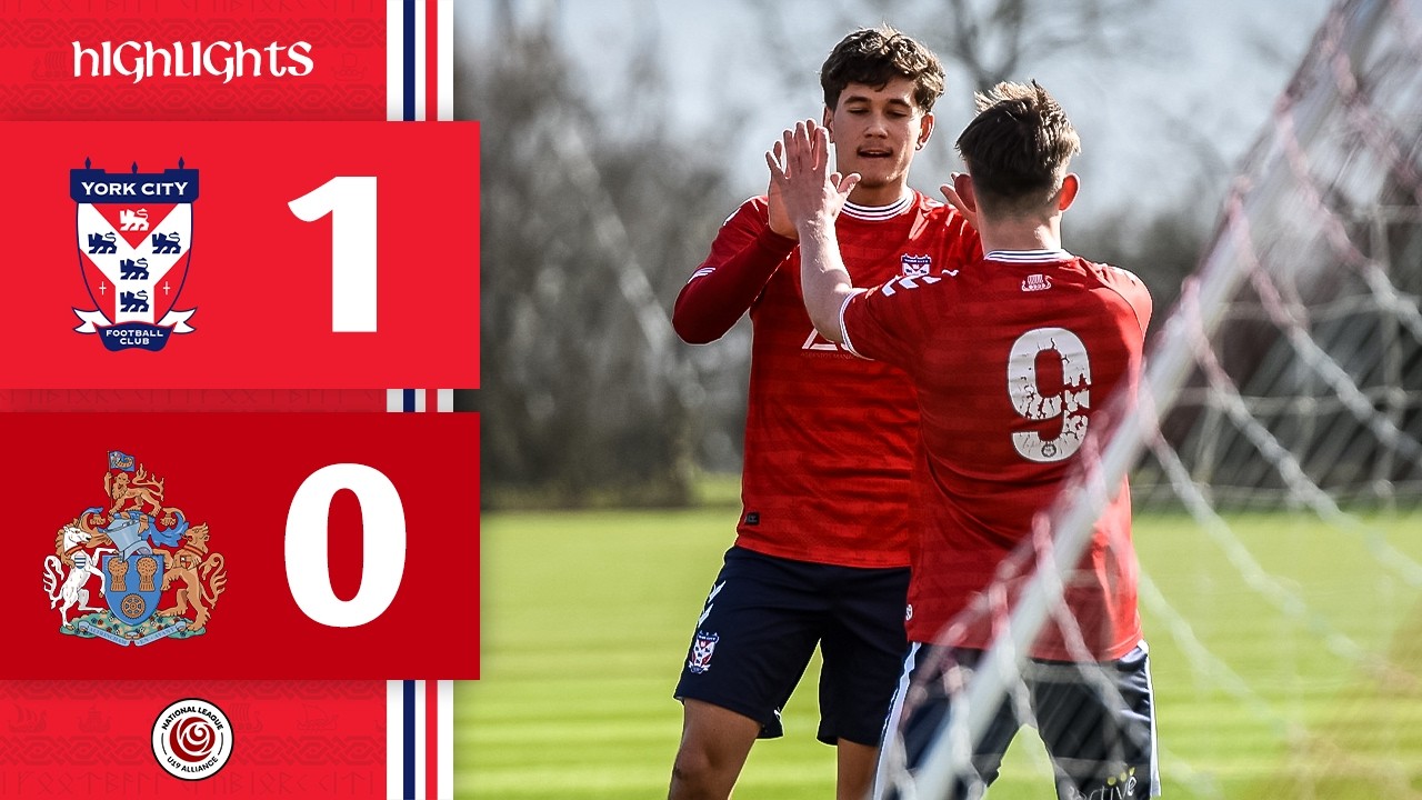 📺 U19s Match Highlights | York City U19 1-0 Altrincham U19 | 2025/26