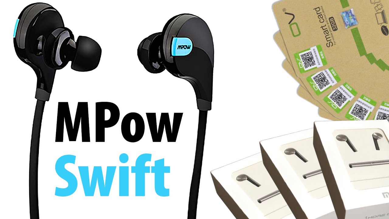 Беспроводные Mpow  Swift MBH5 - Распаковка |  Комплектация |  Внешний Вид