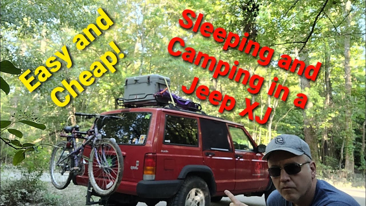 Sleeping and Camping in a Jeep Cherokee XJ #overlanding #jeepcamping #jeepxj #vanlife