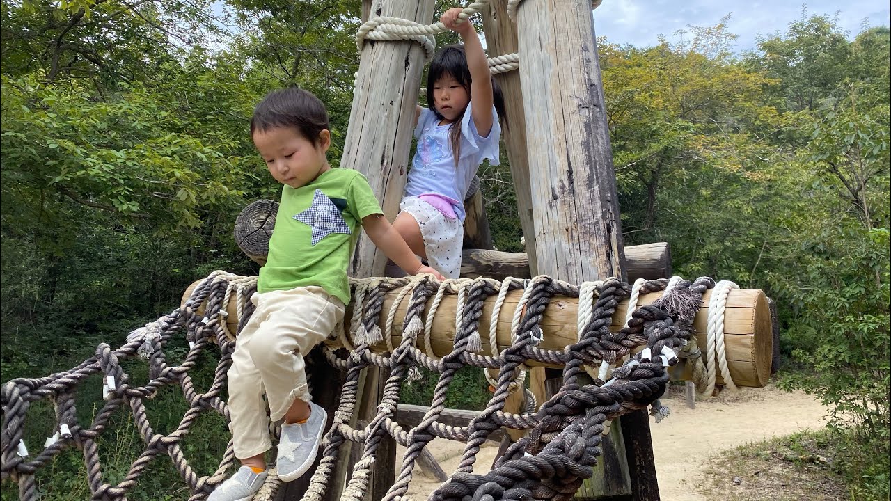 秋だ！アスレチックだ！in滋賀【希望ヶ丘文化公園】で遊びまくったよ🌟