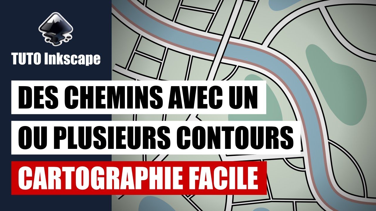 Tuto inkscape : des chemins avec un ou plusieurs contours (cartographie facile - question/réponse)