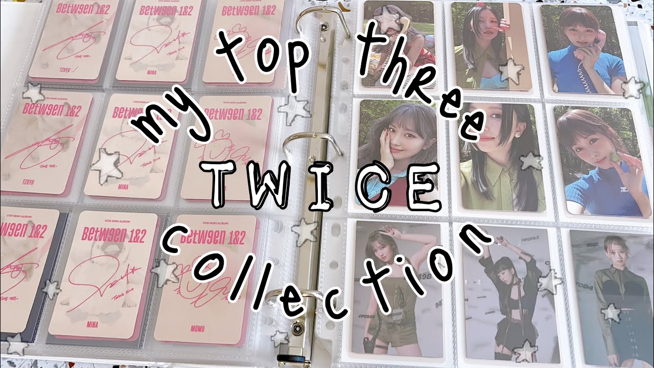 🌷starting my TWICE top 3 collection