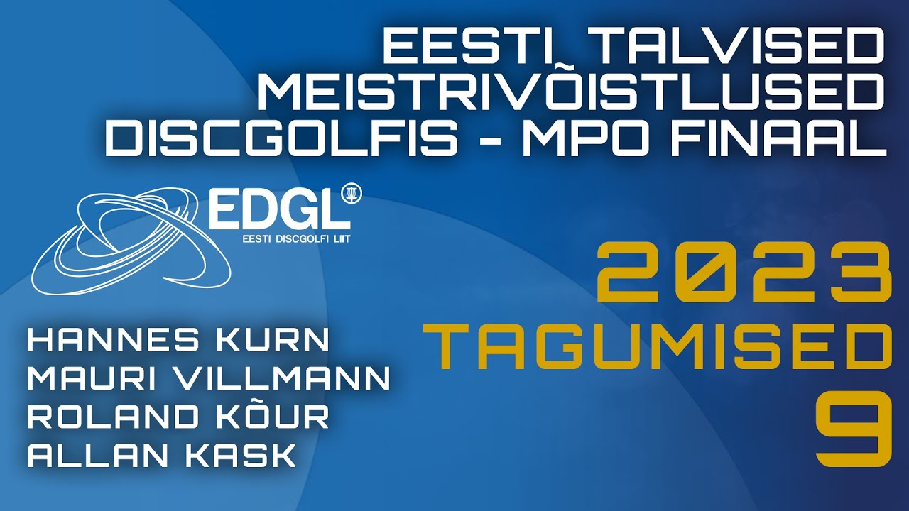 Eesti Talvised Meistrivõistlused Discgolfis 2023 | MPO | FINAAL B9