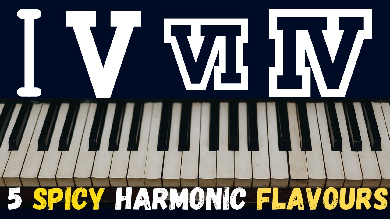 How to make I V vi IV way more EXCITING on the PIANO 🎹 (5 methods + BONUS!)