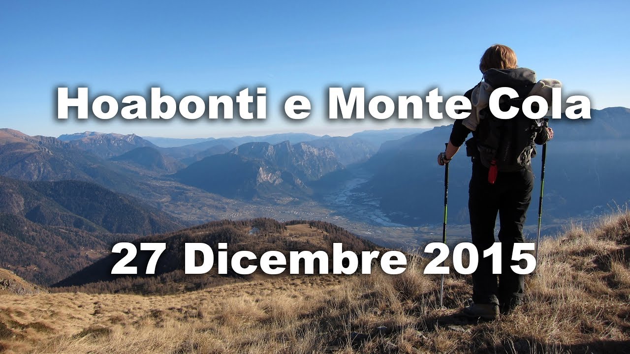 Hoabonti e Monte Cola - 27 Dicembre 2015 - Escursionismo