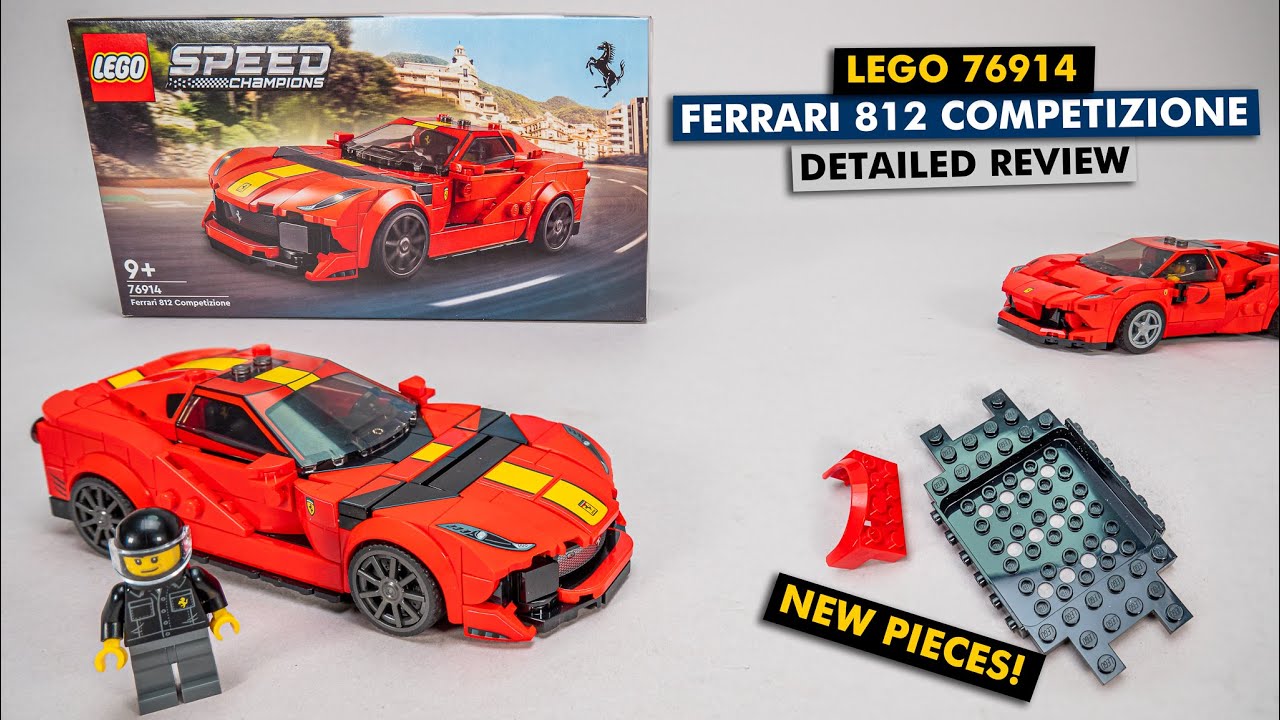 LEGO Speed Champions 76914 Ferrari 812 Competizione detailed building review