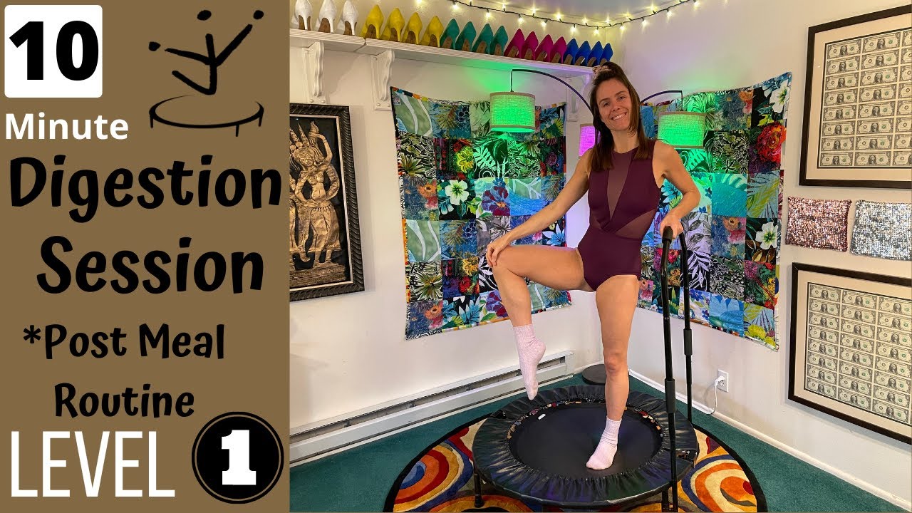 10 min | Level 1 | Digestion Session | Post Meal Routine | I Jump Instead on a Cellerciser&reg;