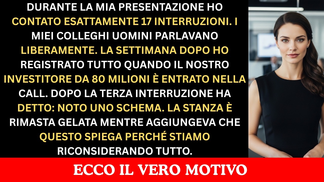 Mi Hanno Interrotto 17 Volte In Una Riunione. Così Ho Premuto Record Alla Chiamata Con L'Investitore