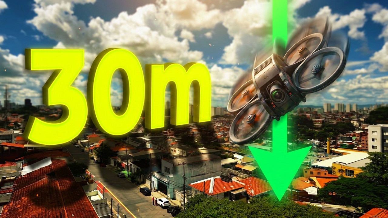 Dji Neo 2 -  Deu bom ou deu ruim? 😱 Desci 30 metros no drone!