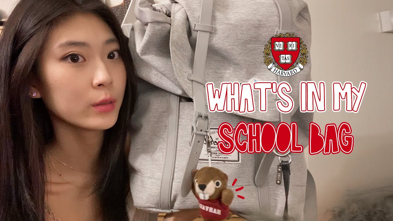 [ENG] Nadine | What's in my bag?✨| 학교 갈 때 매일 들고 다니는 아이템 소개하기🎒