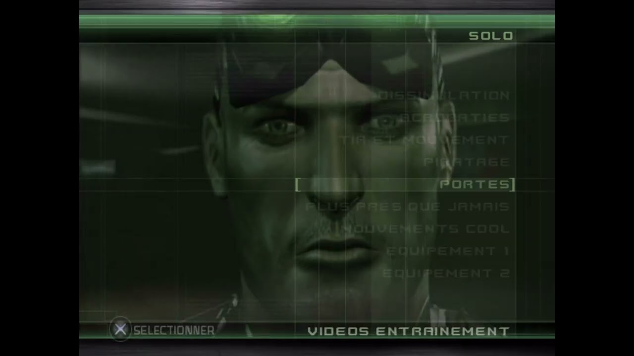 SPLINTER CELL CHAOS THEORY (PS2) Vidéos Entrainement/ Training Vidéos (FRENCH)