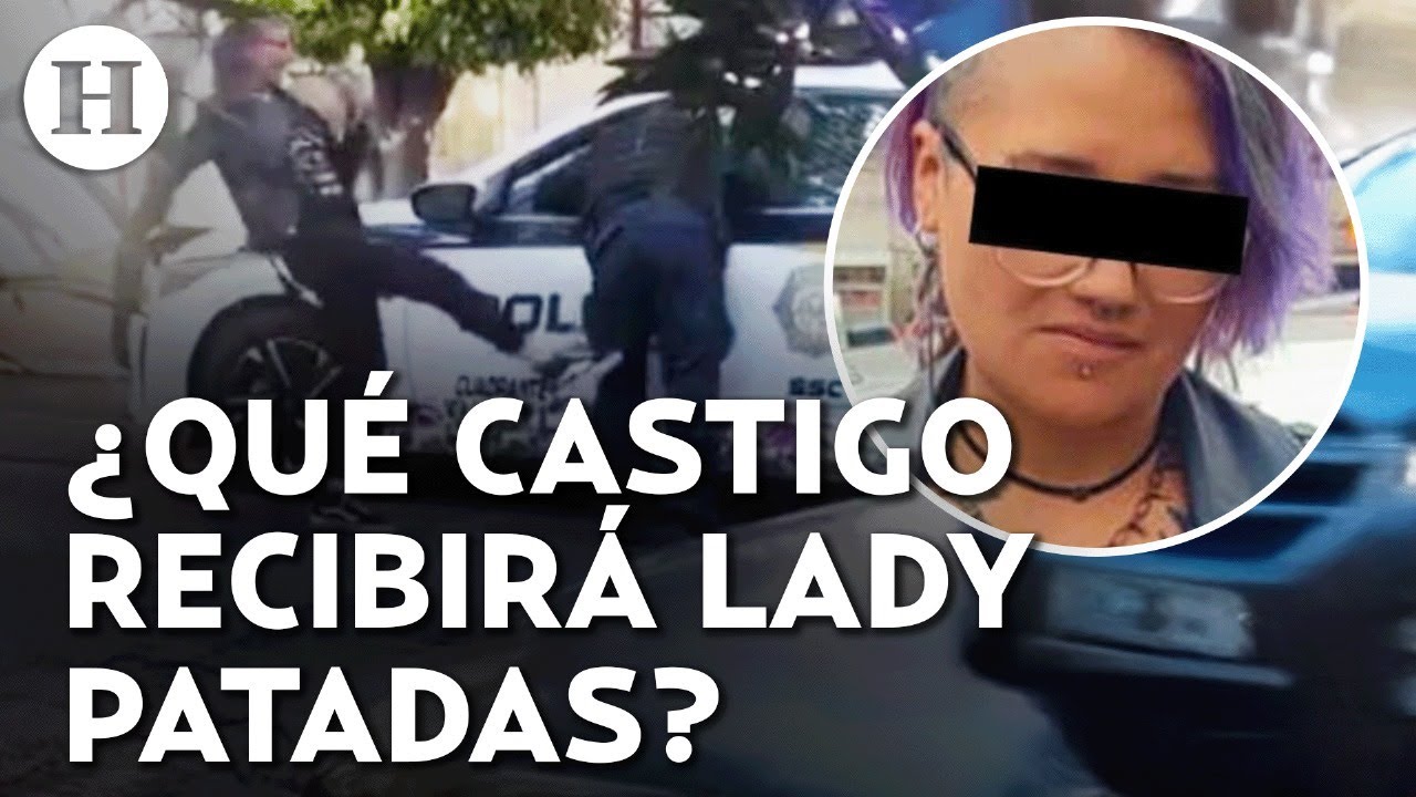 ¡Detenida! Mujer que pateó y cacheteo a policía en la alcaldía Benito Juárez