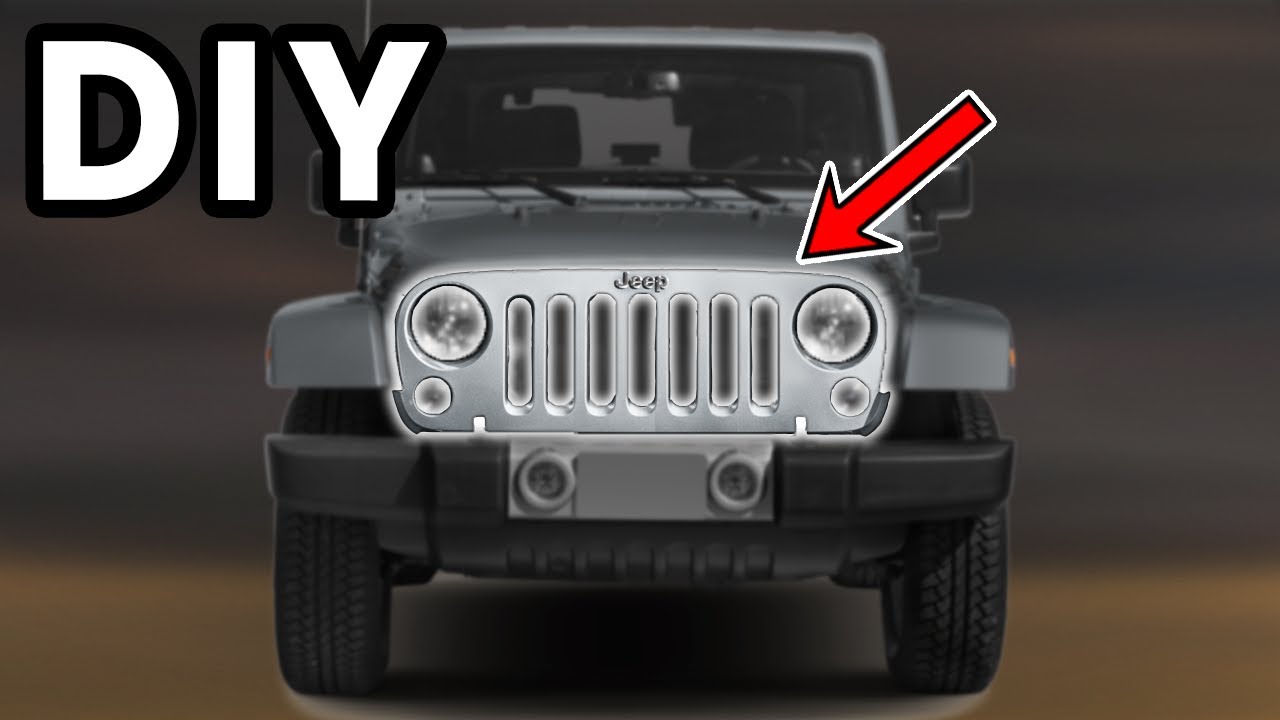 DIY 2007-2018 Jeep Wrangler Grille Removal | How To Remove Jeep Wrangler Grille