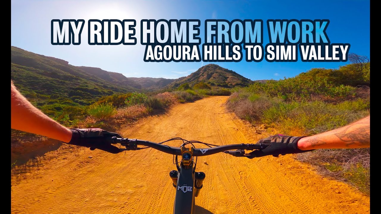 EMTB Ride Home From Work | Palo Comado Canyon Trail | Agoura to Simi