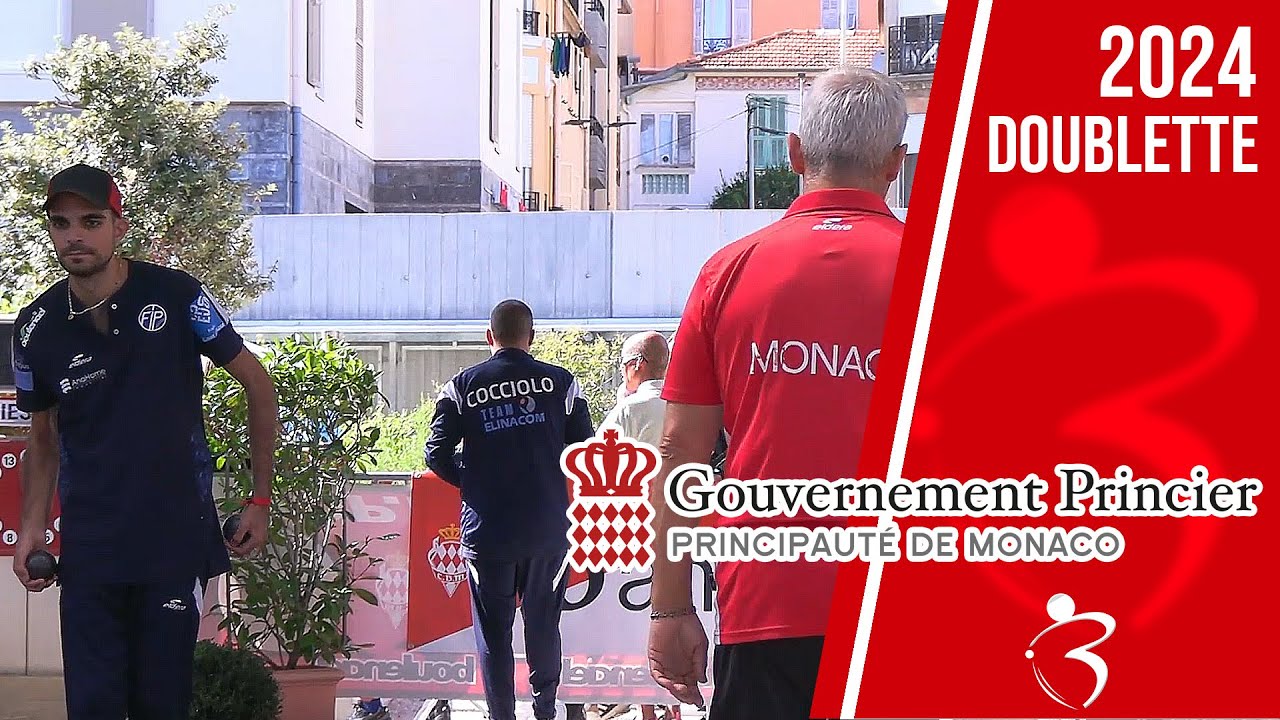 4e FRÉJUS (Rizzi/Cocciolo) vs MONACO : Le doublette à pétanque le plus relevé au monde - Monaco 2024