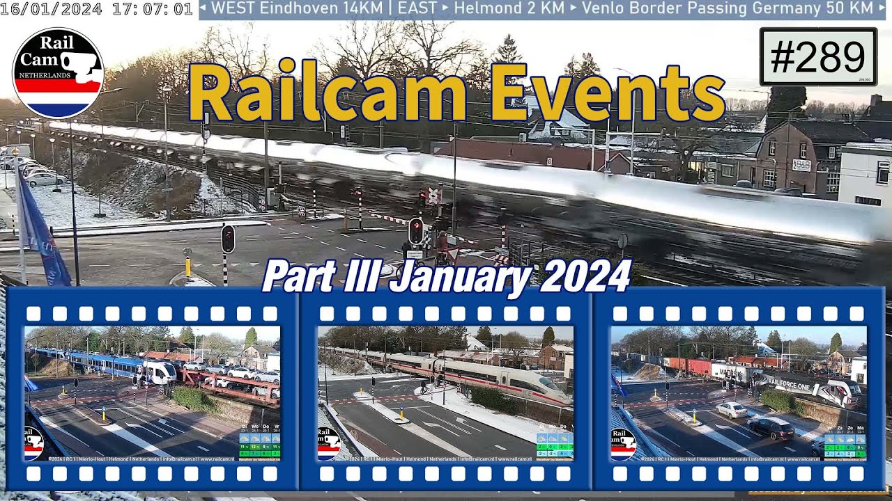 Railcam Events #289 Part III January 2024