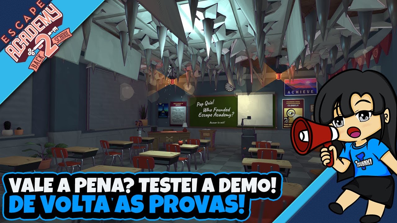 De volta as provas! | Review da DEMO de Escape Academy Back 2 School